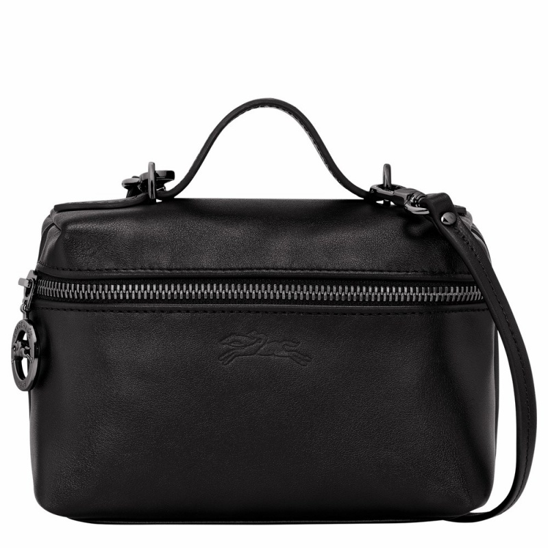 Black Longchamp Le Pliage Xtra XS Vanity Women's Handbags